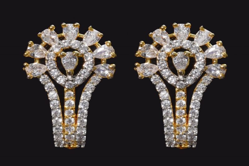 Gold Diamond Earring E090/C